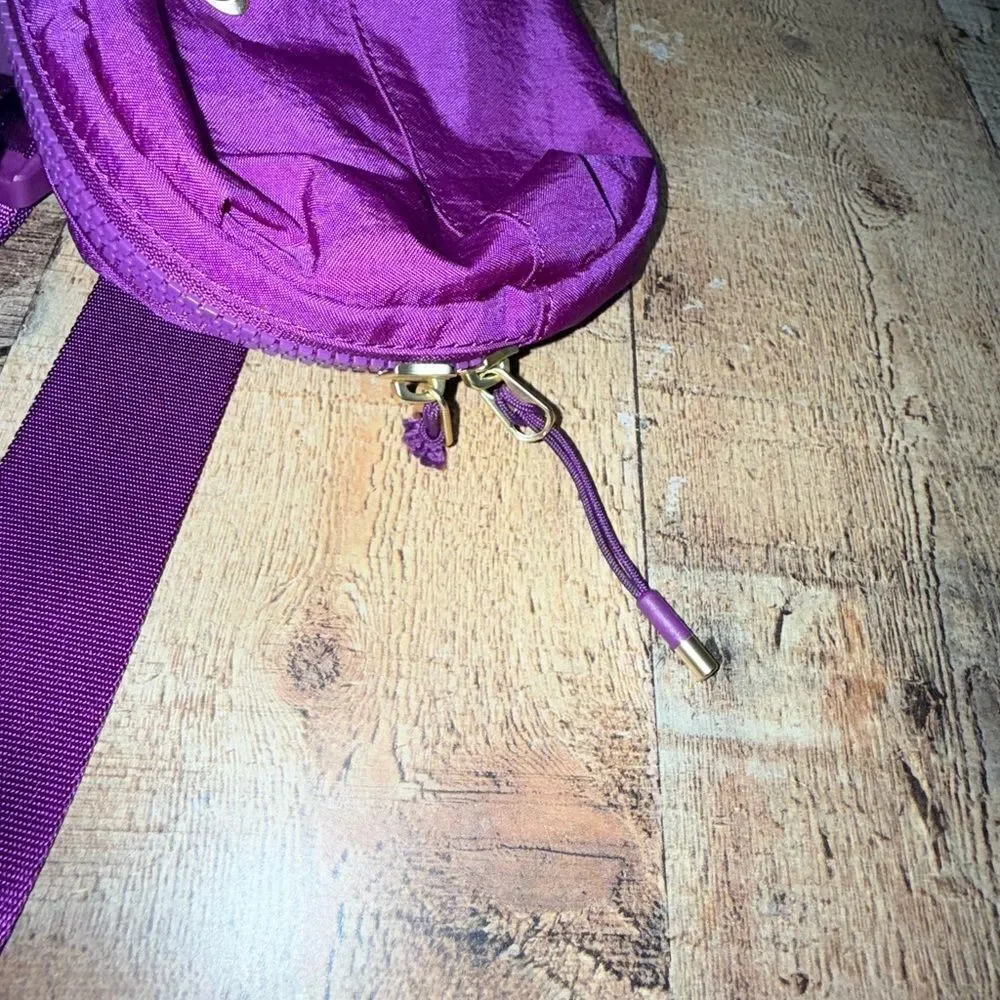 Nike Aura Crossbody Bag, 2L, Dark Viotech/Gold Shoulder Purse, Unisex Bag
